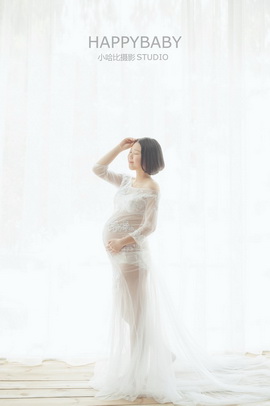 小哈比孕妇摄影作品