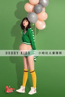 小哈比孕妇摄影作品